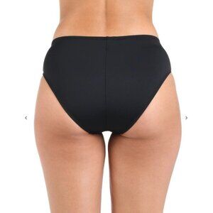 La Blanca Island Goddess Mid-Waist Ruched Bikini Bottom | Size 16 | MSRP $61